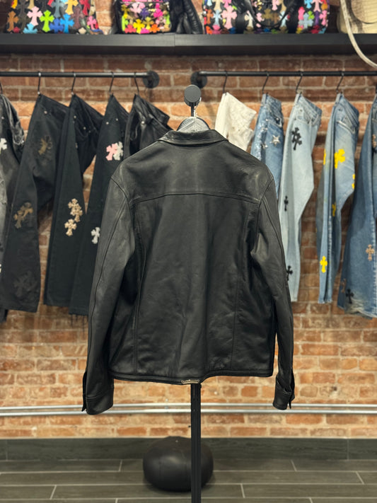 Chrome Hearts Leather Work Dog Jacket