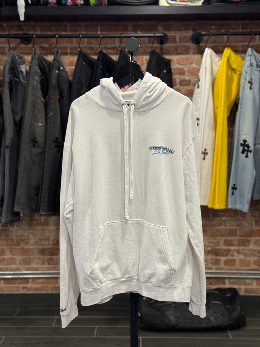 Chrome Hearts White St. Barth Exclusive Horseshoe Hoodie