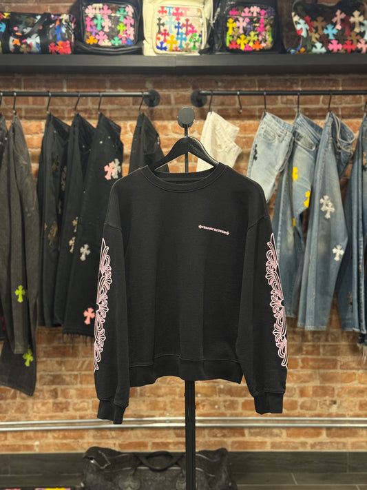 Chrome Hearts Matty Boy Pink Floral Crewneck
