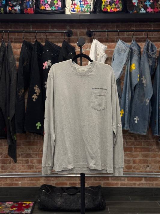 Chrome Hearts Matty Boy Grey Suggest Longsleeve T-shirt