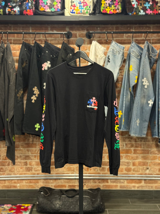 Chrome Hearts Multi Color Cross Longsleeve T-shirt