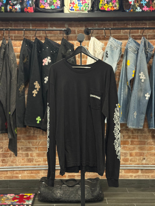 Chrome Hearts Eye Chart Dagger Longsleeve T-shirt