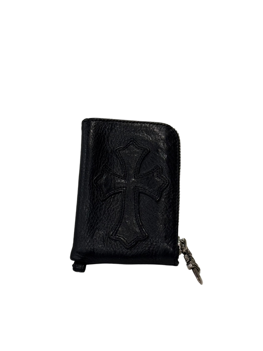 Chrome Hearts Leather Patch Zip Wallet