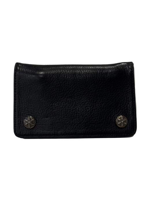 Chrome Hearts Star Button Leather Wallet
