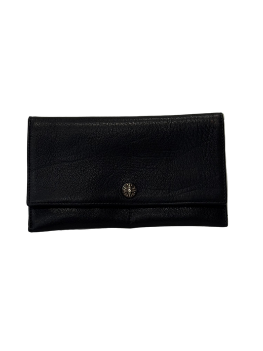 Chrome Hearts Cross Button Leather Long Wallet