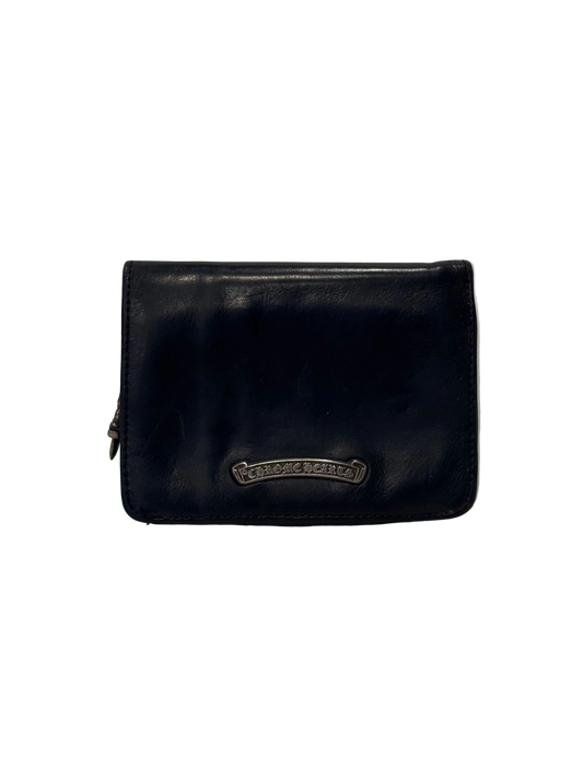 Chrome Hearts Zipper Leather Wallet