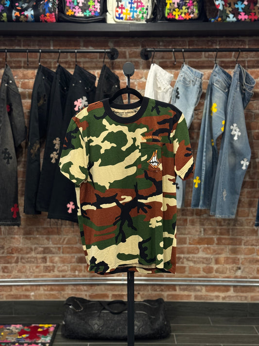 Chrome Hearts Matty Boy Camo Caution T-shirt