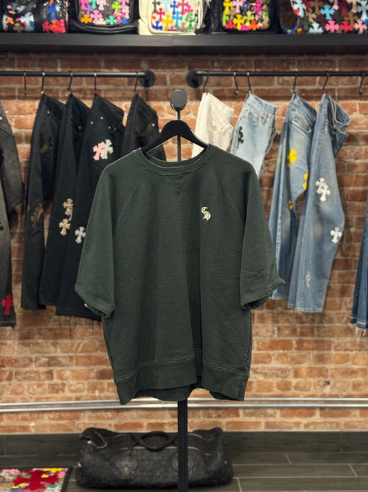 Chrome Hearts Green Embroidered CH Logo T-shirt