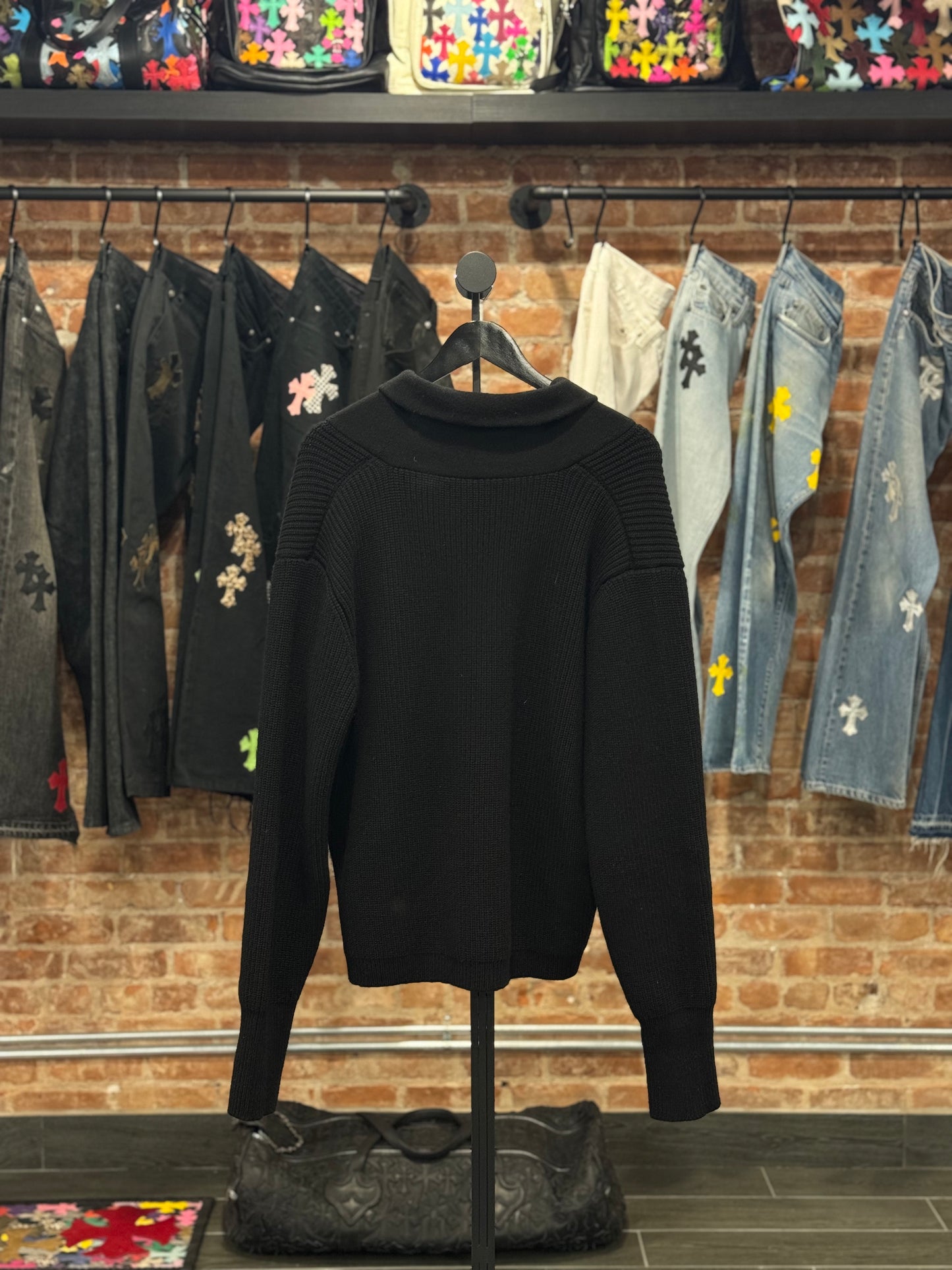 Chrome Hearts Cashmere Triple Cross Cardigan
