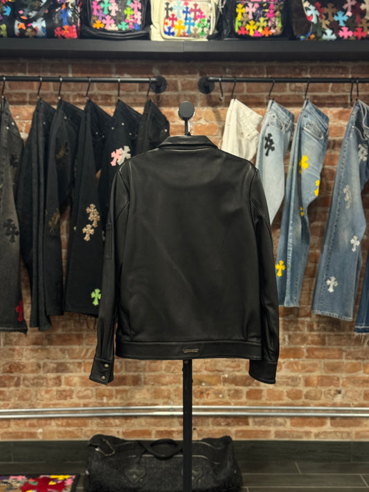 Chrome Hearts Triple Cross Leather Jacket