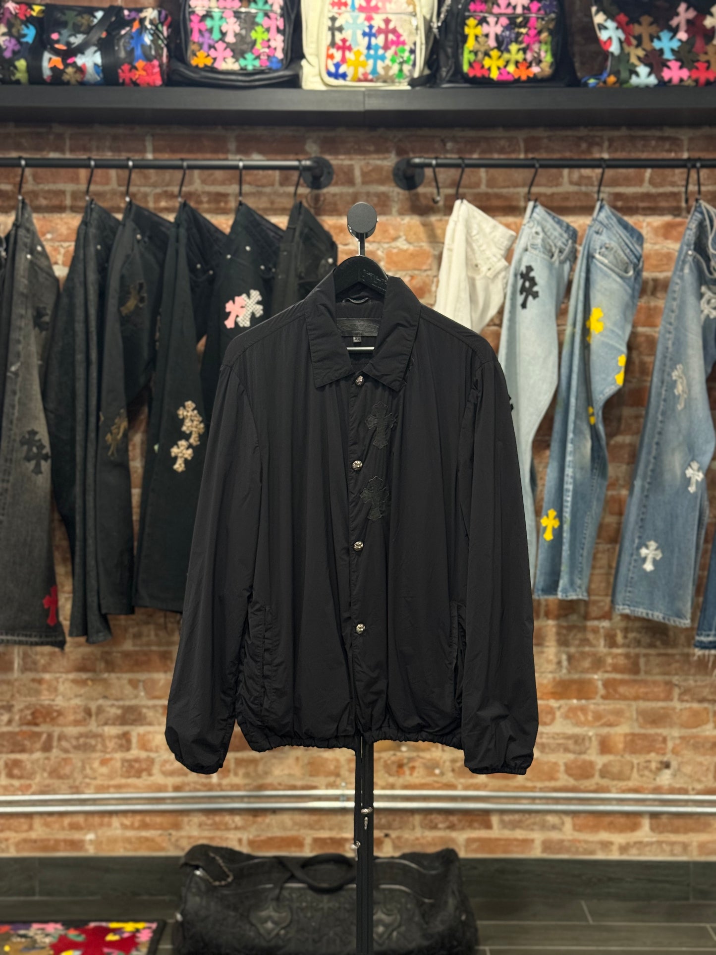 Chrome Hearts Cross Patch Coach Jacket