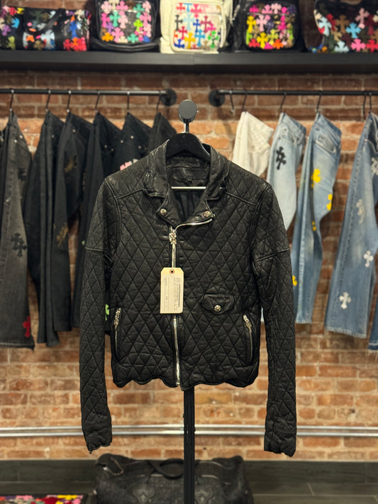 Chrome Hearts Quilted Leather Jacket
