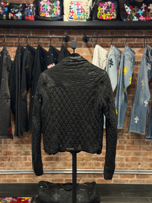 Chrome Hearts Quilted Leather Jacket