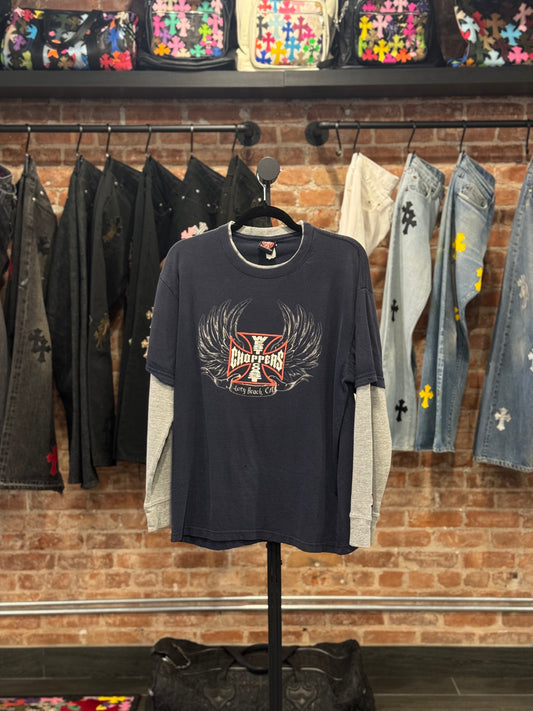 Vintage West Coast Choppers Navy Longsleeve T-shirt
