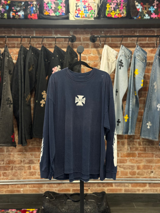 Vintage Sic N Crazy Navy Longsleeve T-shirt