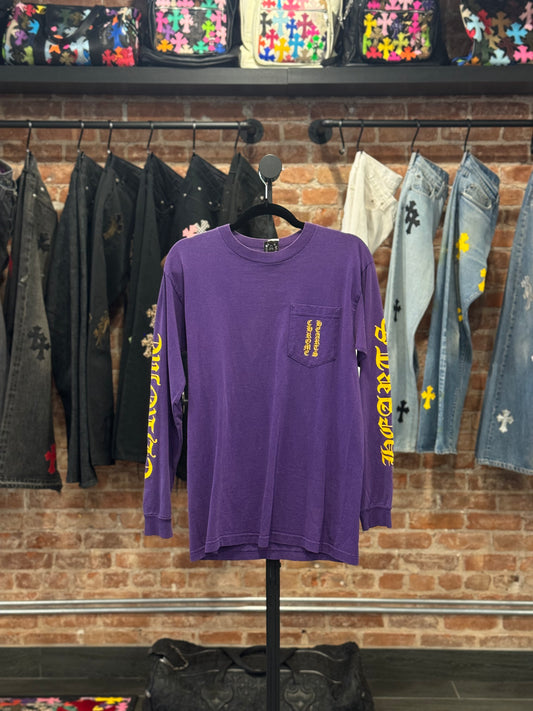 Vintage Chrome Hearts Purple Longsleeve T-shirt