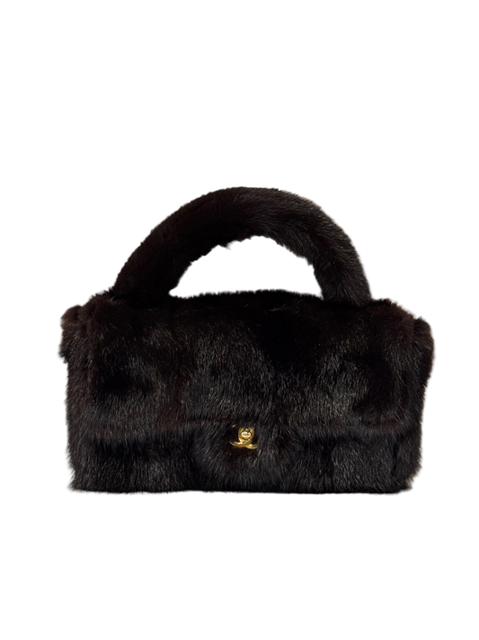Chanel Mink Fur Kelly Flap Bag