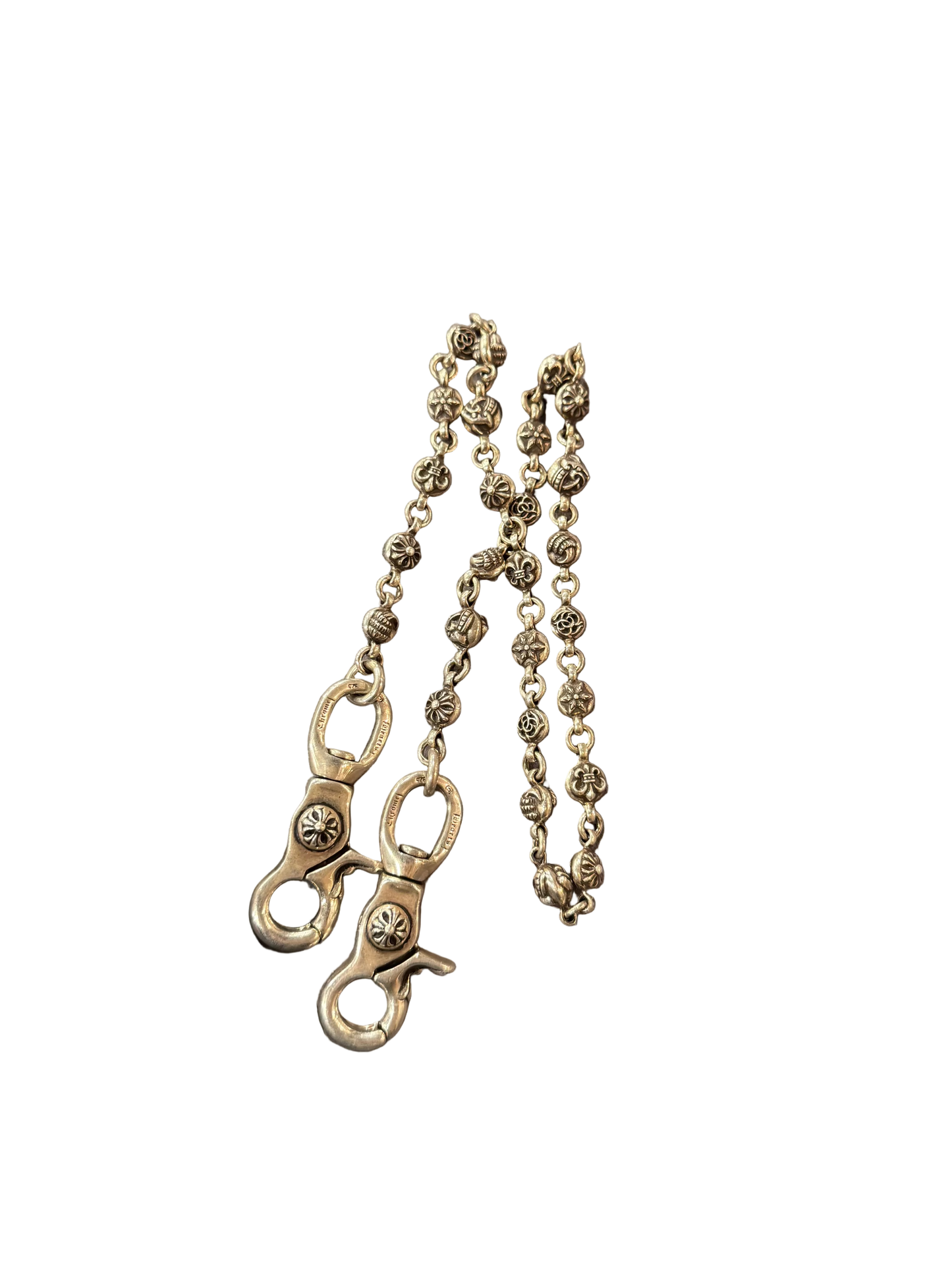 Chrome Hearts Multi Ball Wallet Chain Double Clasp