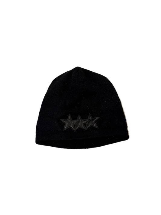Chrome Hearts Black Star Patch Wool Beanie