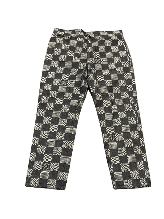 Louis Vuitton Black Damier Monogram Jeans