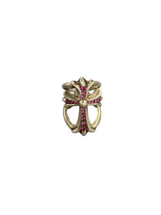 Chrome Hearts Infinity Ruby Ring