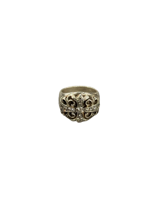 Chrome Heart Keeper Diamond Ring
