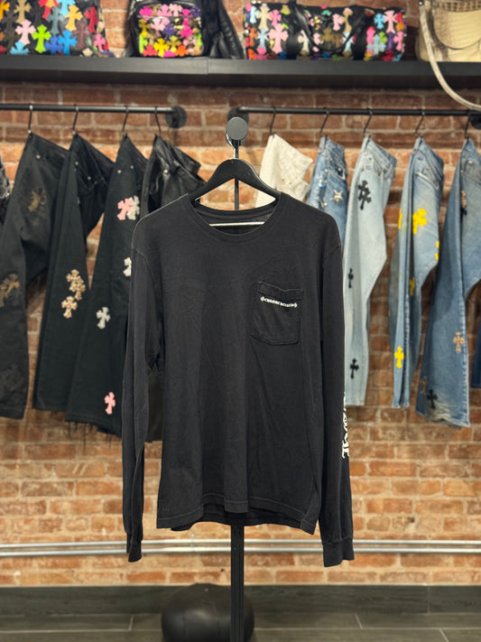 Chrome Hearts Skeleton Cross Logo Longsleeve T-shirt