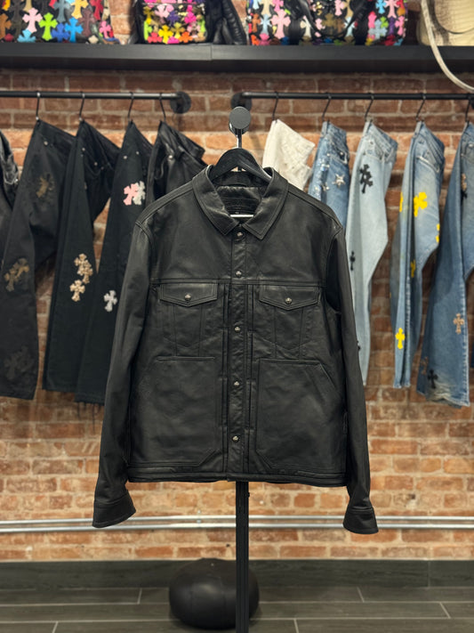 Chrome Hearts Leather Work Dog Jacket
