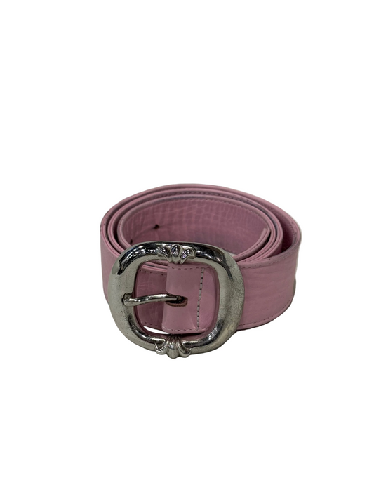 Chrome Hearts Pink Leather Gunslinger Belt