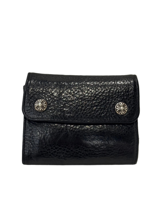 Chrome Hearts Cross Ball Leather Wallet