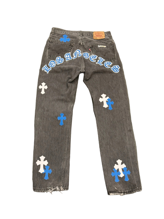Chrome Hearts Los Angeles City Exclusive Levi Jeans
