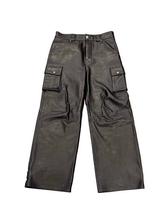 Chrome Hearts Leather Cargo Pants