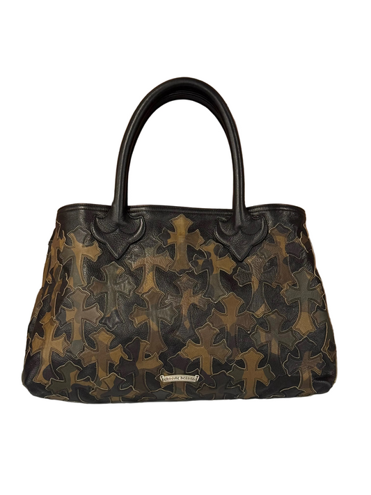 Chrome Hearts Camo Cross Patch Large Tote Bag
