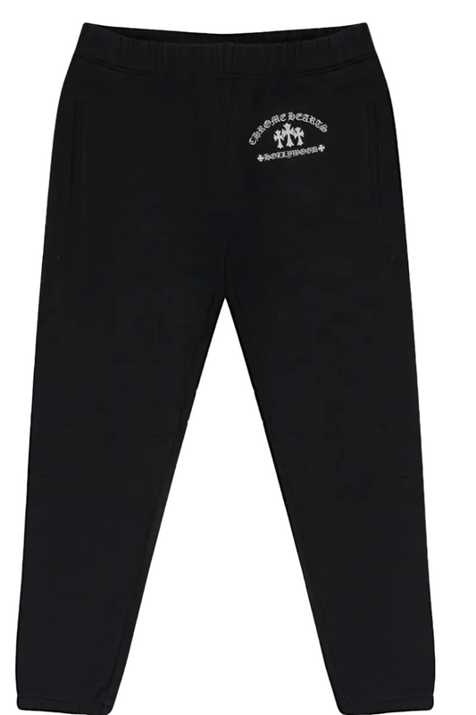 Chrome Hearts Embroidered Triple Cross Hollywood Sweatpants
