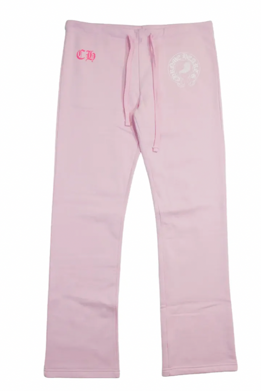 Chrome Hearts Pink Vine Heart Horseshoe Women’s Sweatpants (Miami Art Basel Exclusive)