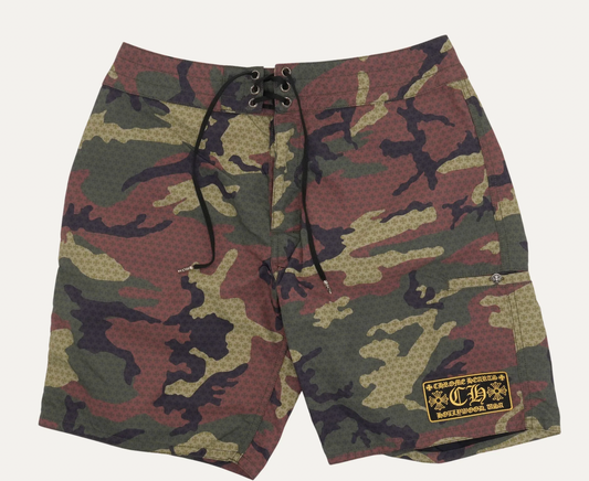 Chrome Hearts Camo Hollywood Board Shorts